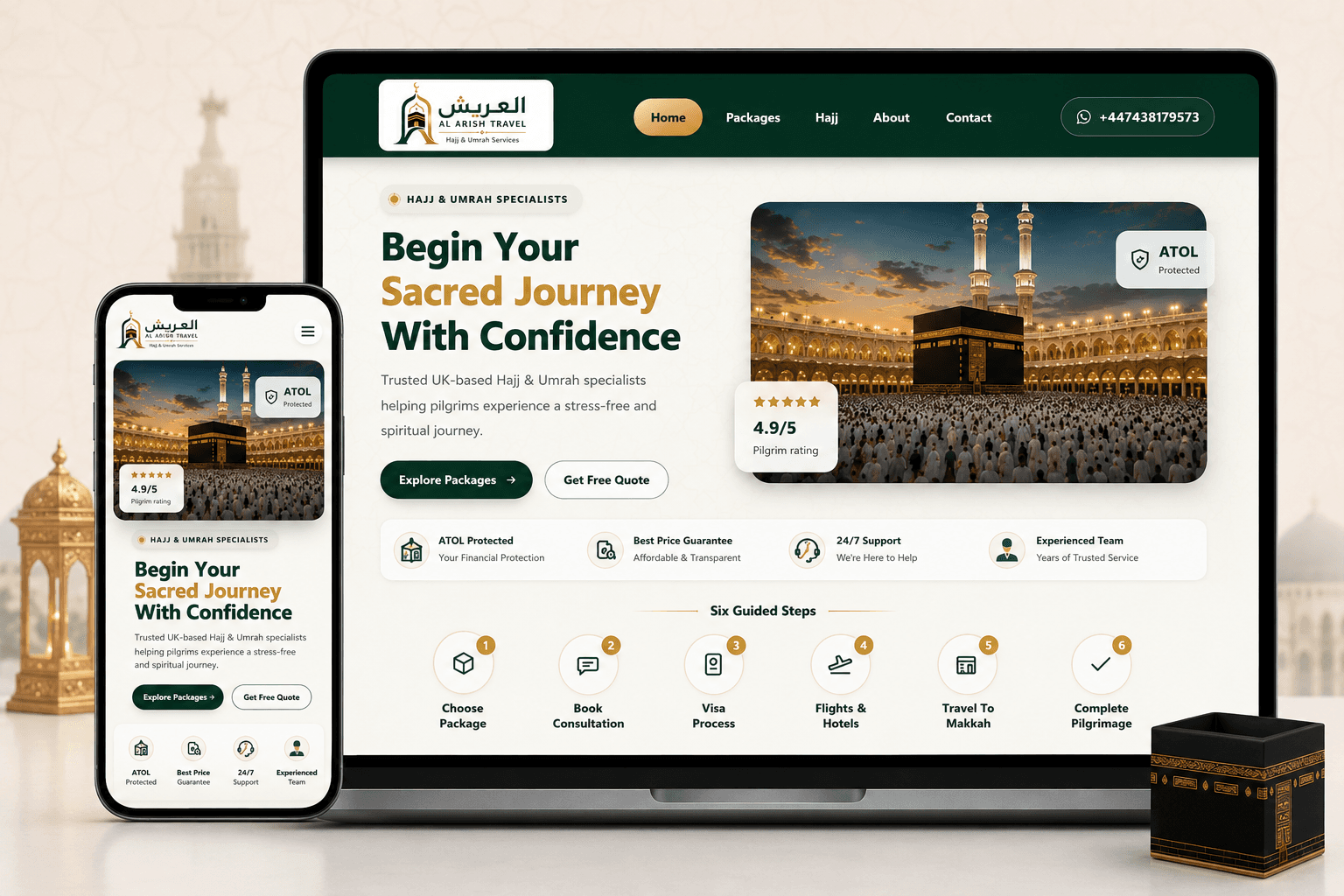 Alraish Travel product showcase